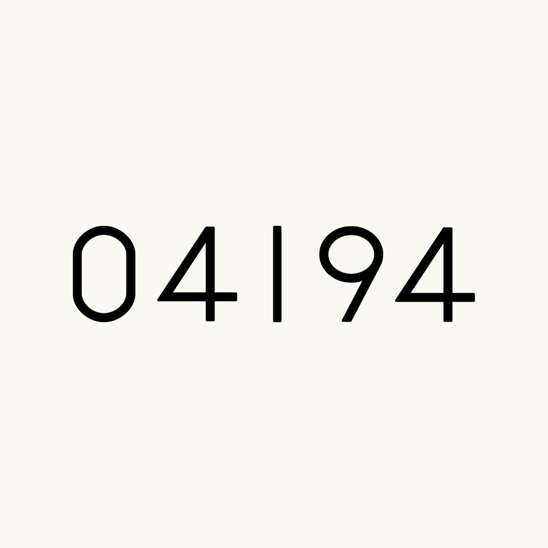GRACE Customised Unit Number Sign
