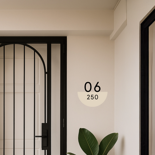 LUNA Unit Number Sign