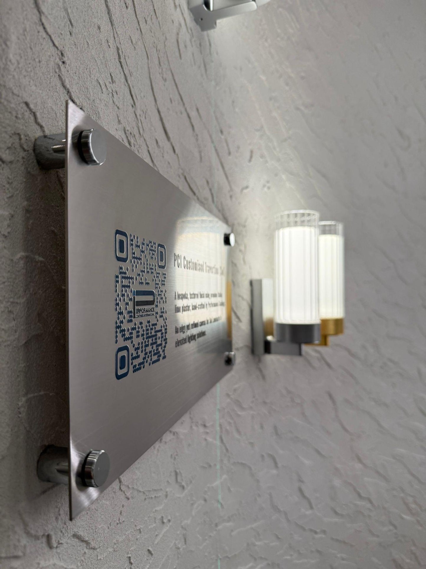 Customised Business Brand Signage (Stainless Steel)