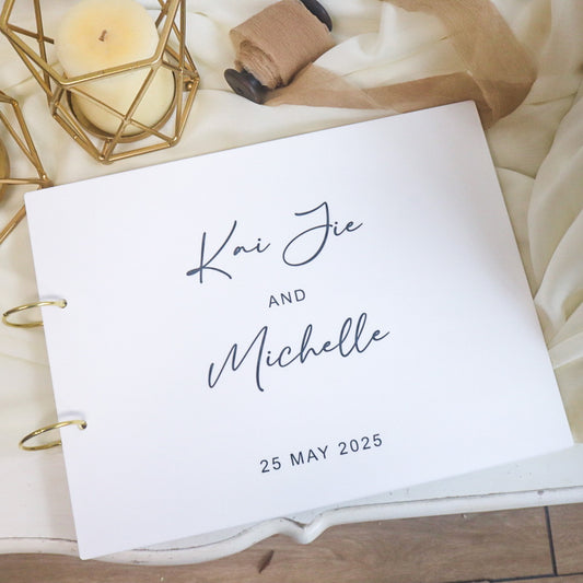 ELSIE Wedding Guestbook (Acrylic) - A4