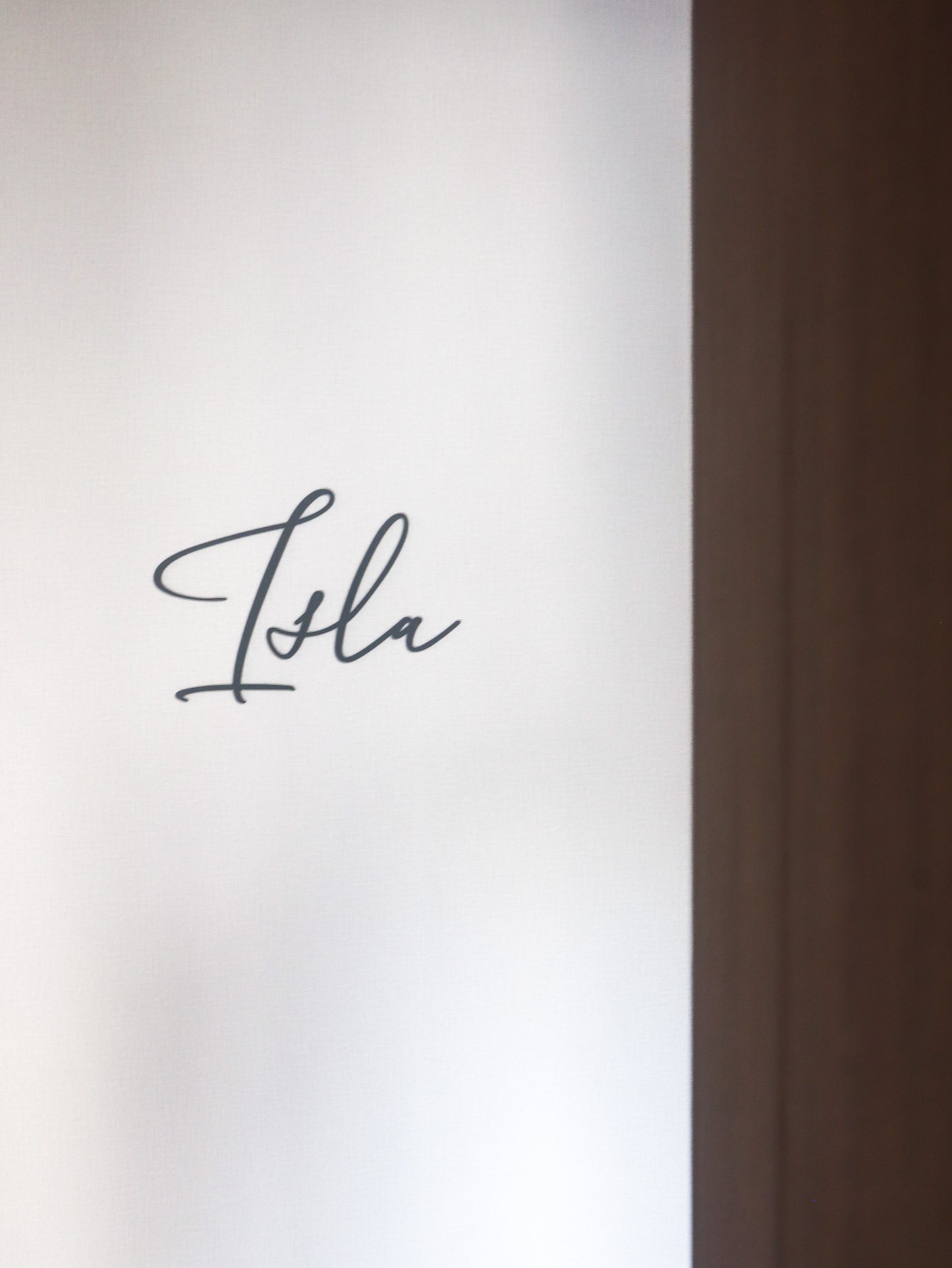ANGEL Calligraphy Name Signage (Baby/Kids Room Name Sign)