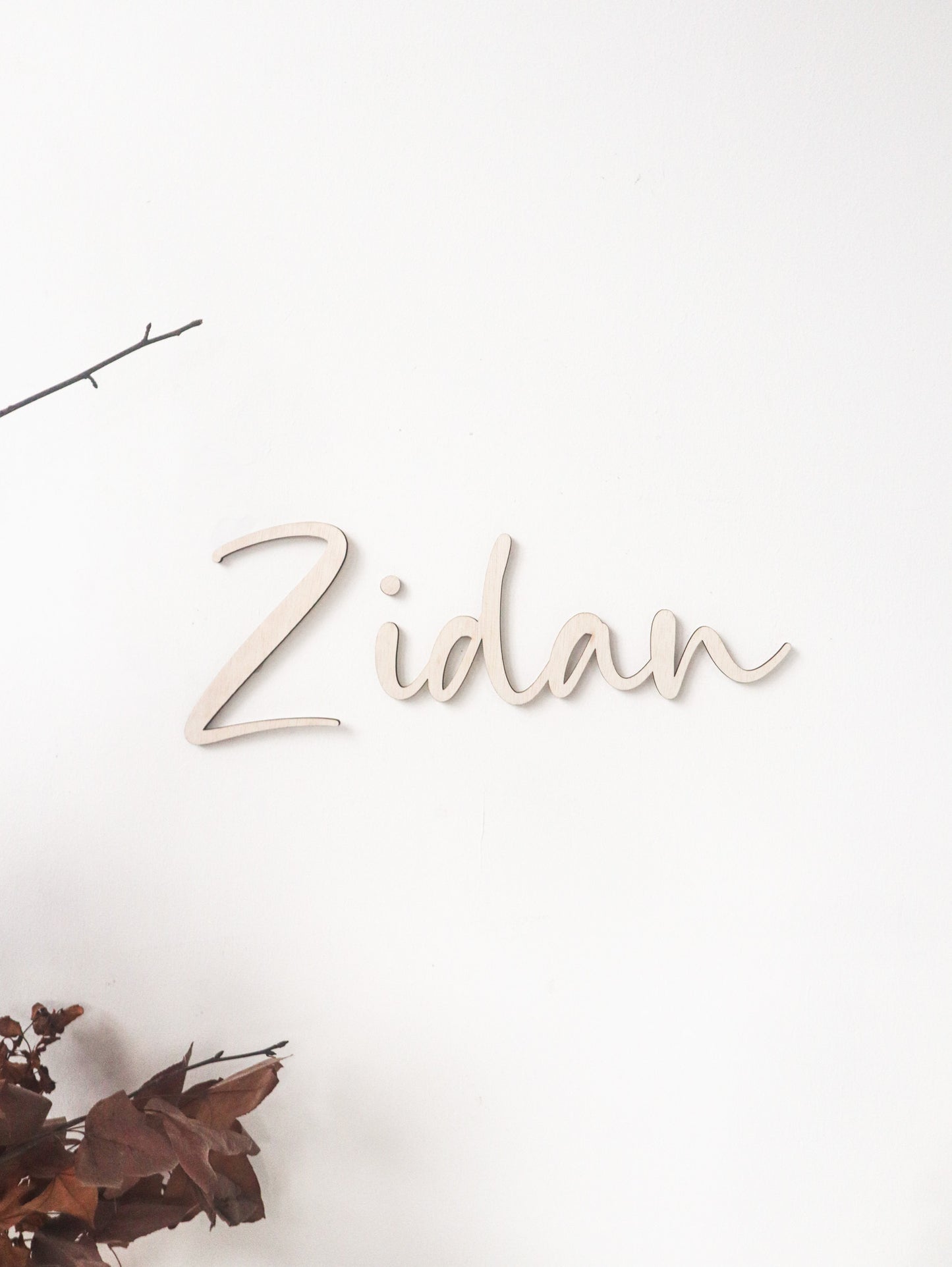 XANDER Calligraphy Name Signage (Baby/Kids Room Name Sign)