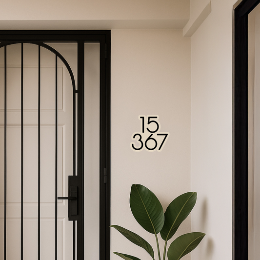 SIERRA Unit Number Sign