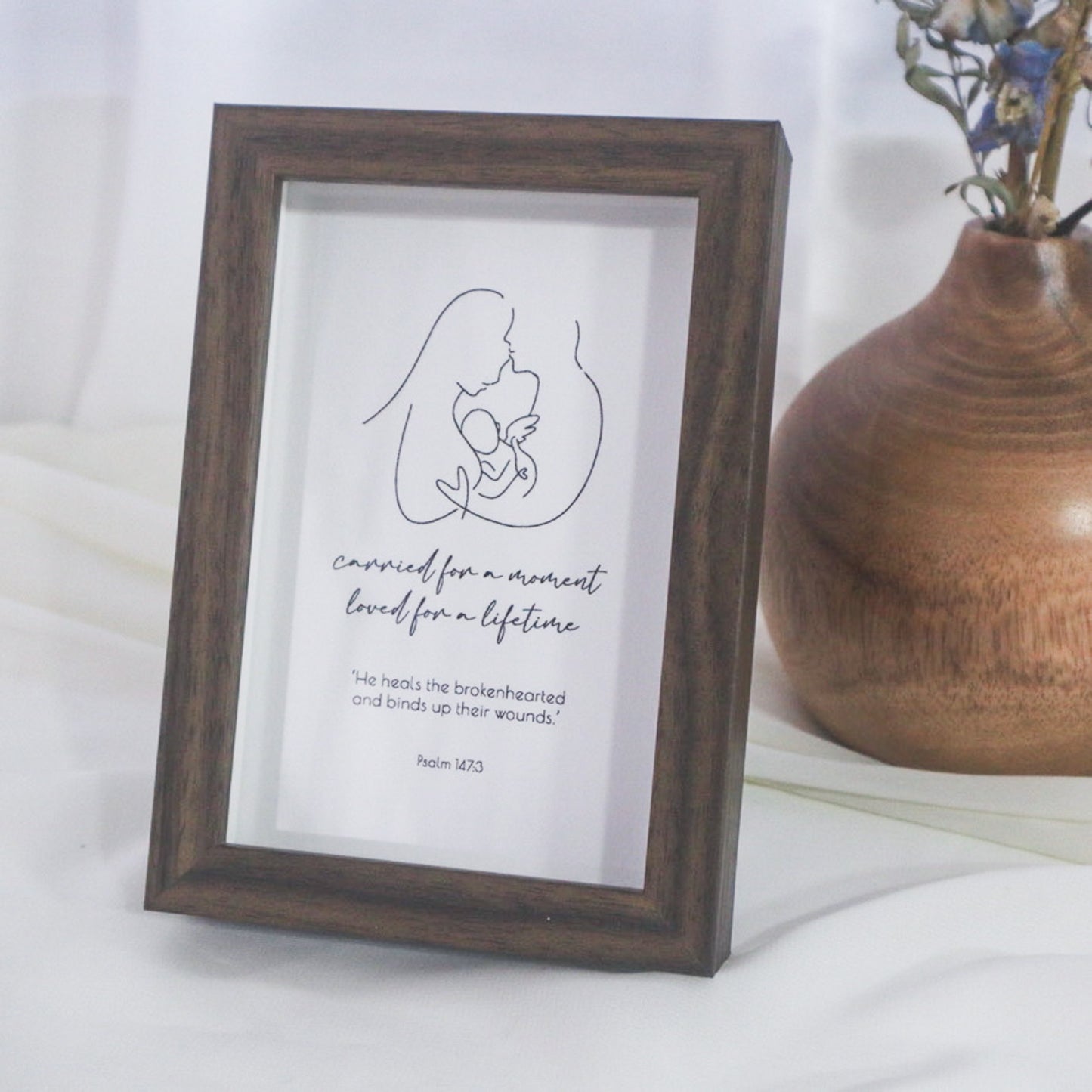 Loved A Lifetime Miscarriage Keepsake Frame