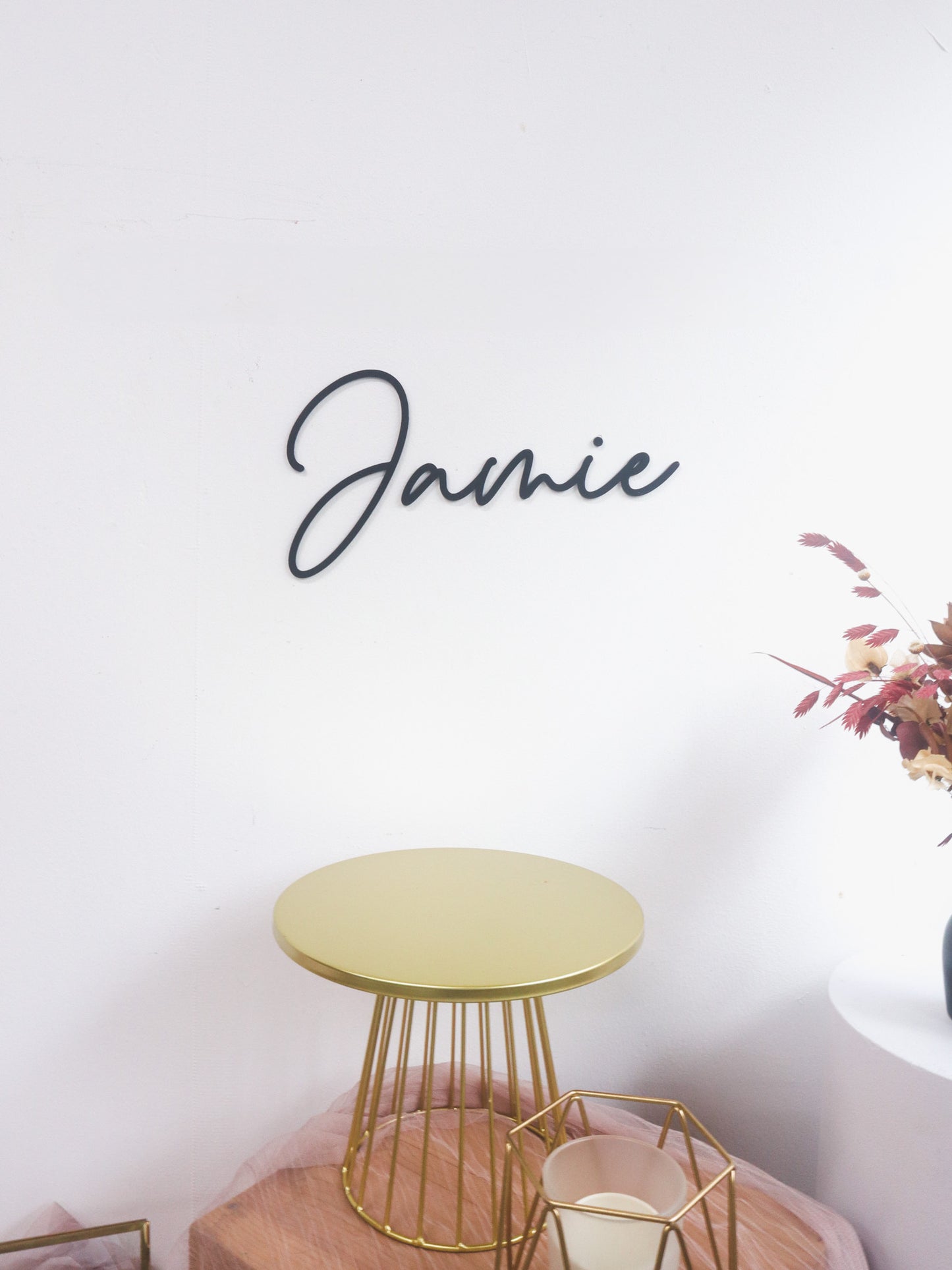 EITAN Calligraphy Name Signage (Baby/Kids Room Name Sign)