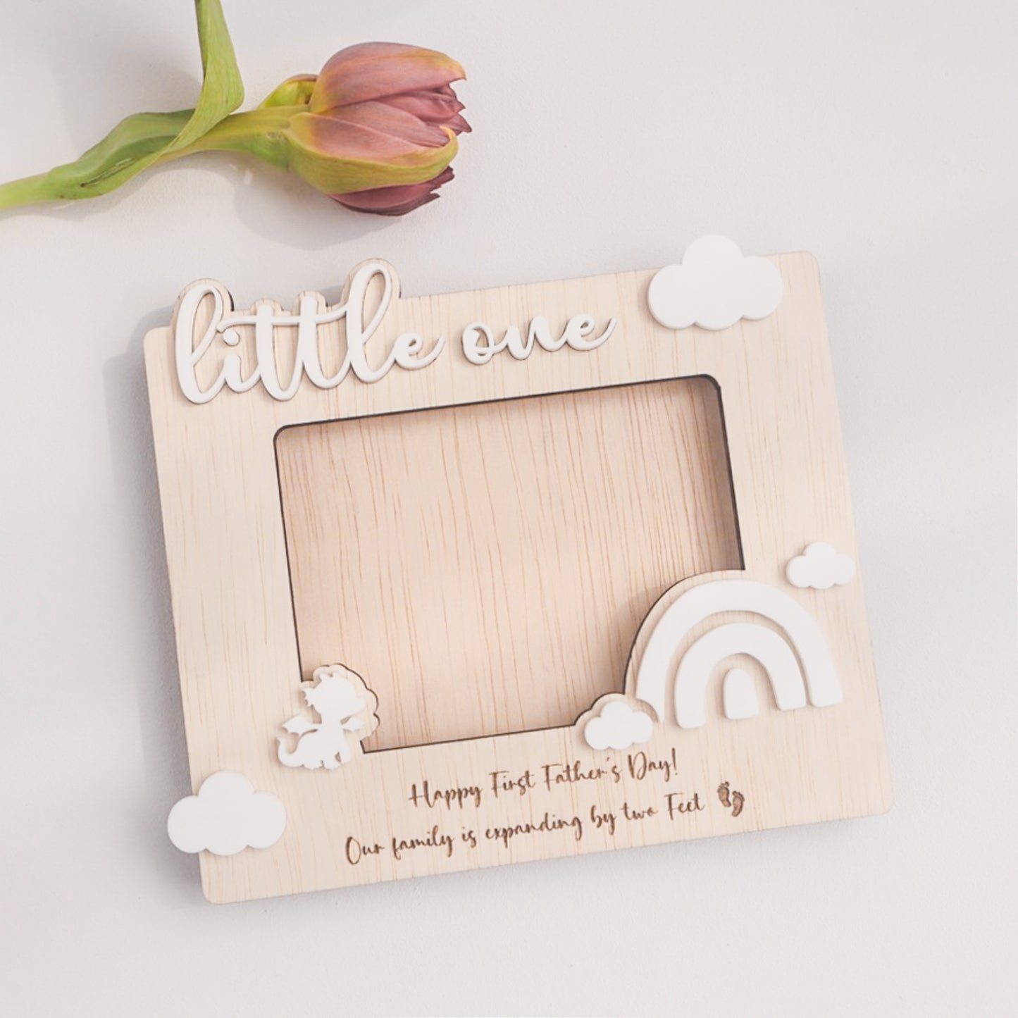 LOVE AT FIRST SIGHT Personalised Ultrasound Keepsake Frame
