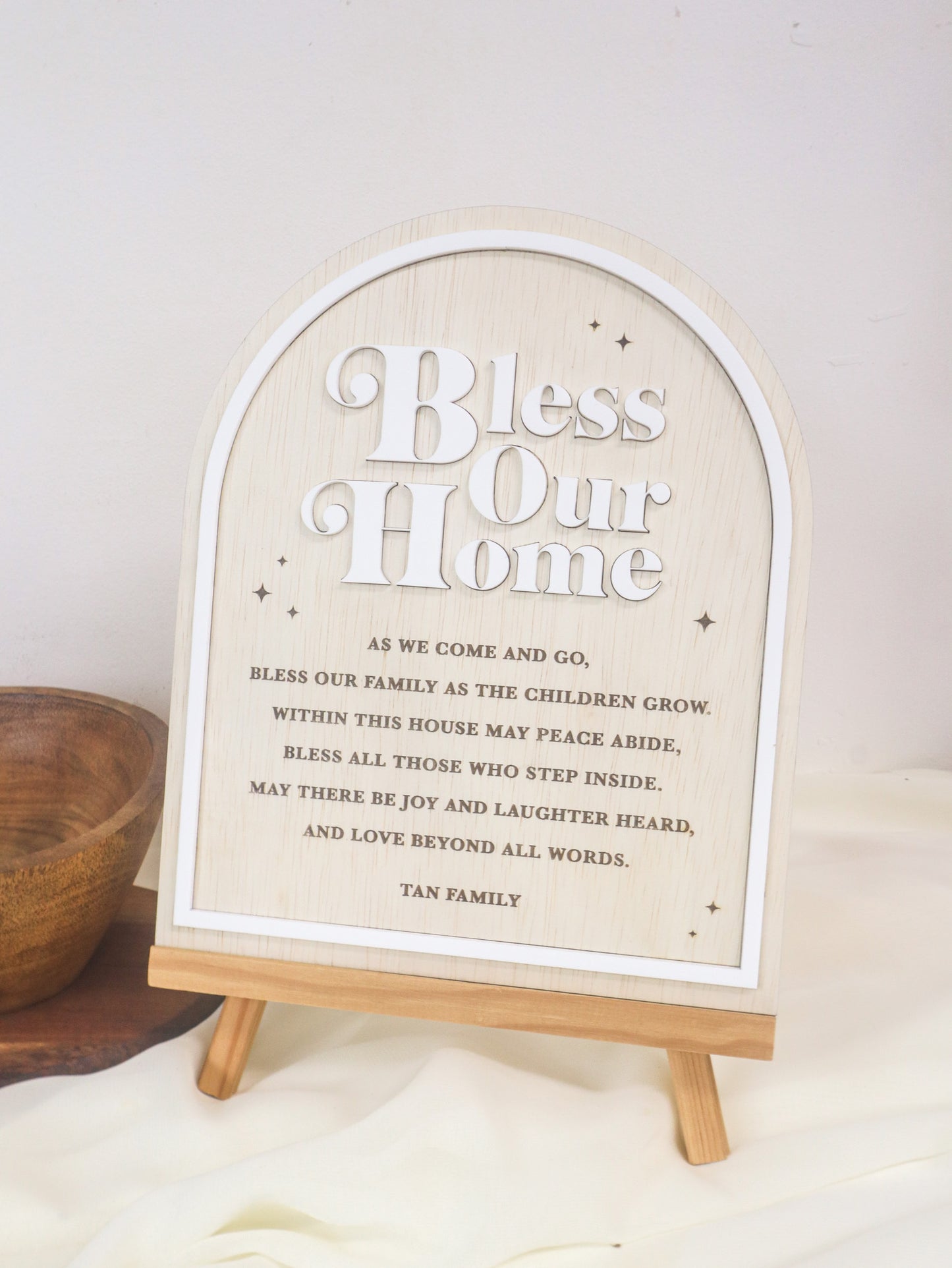 CELESTIAL Home Blessing Sign (Arch)