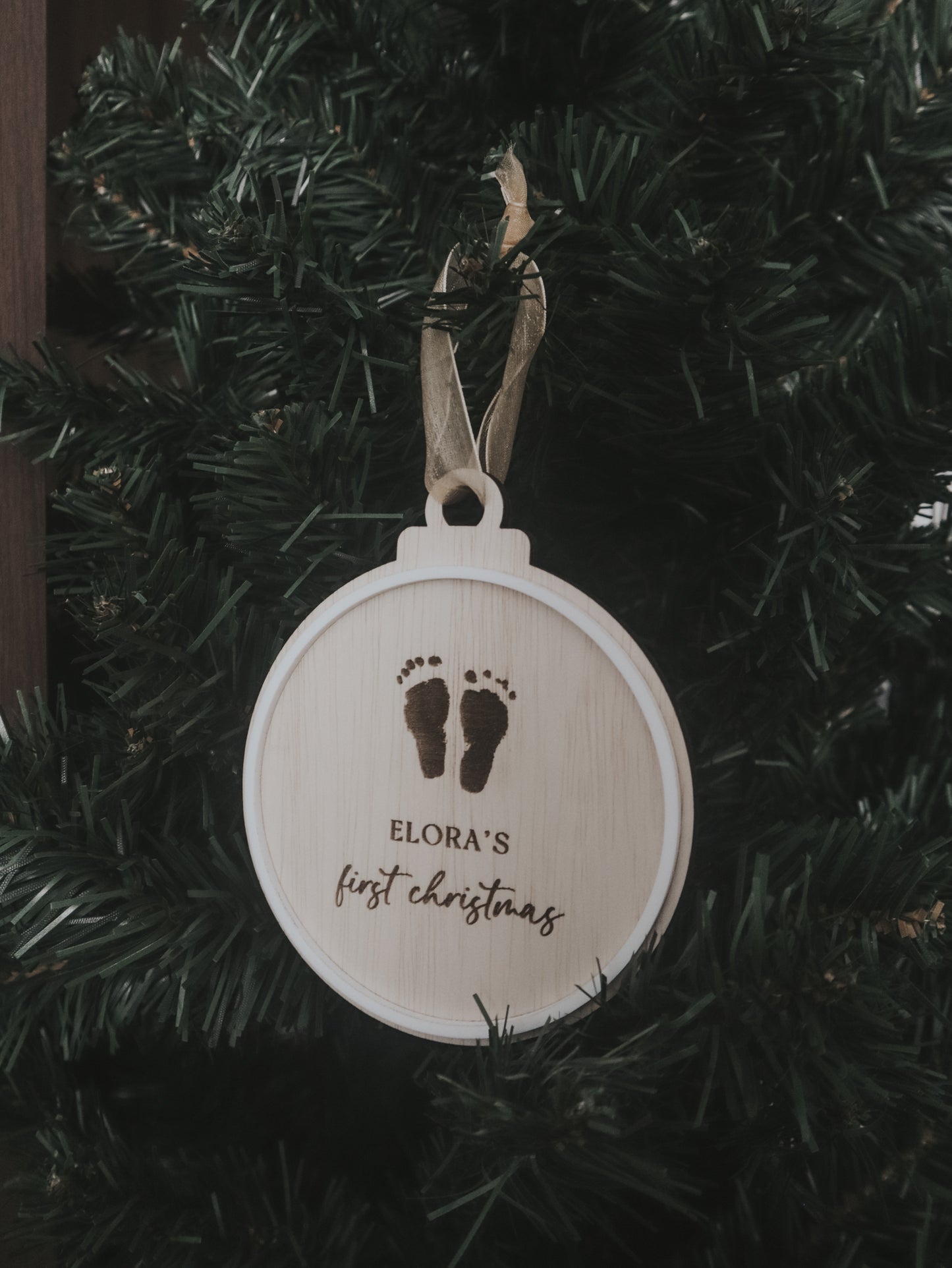 SOLEIA Baby’s First Christmas Ornament