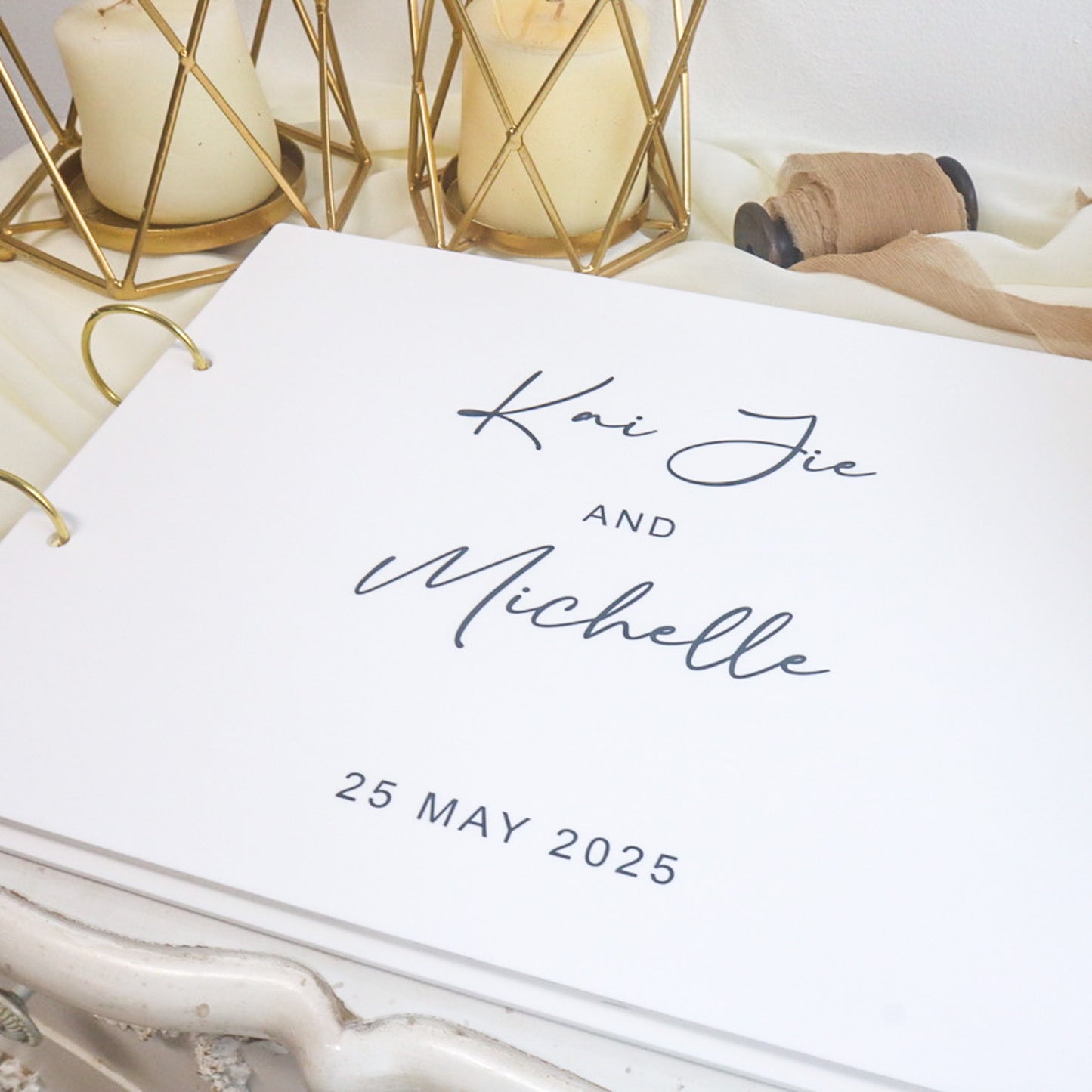 ELSIE Wedding Guestbook (Acrylic) - A4