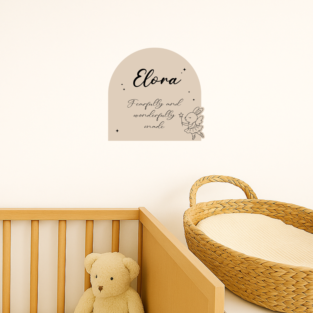 LITTLE LIGHT Baby Name Sign | 3D Acrylic Name
