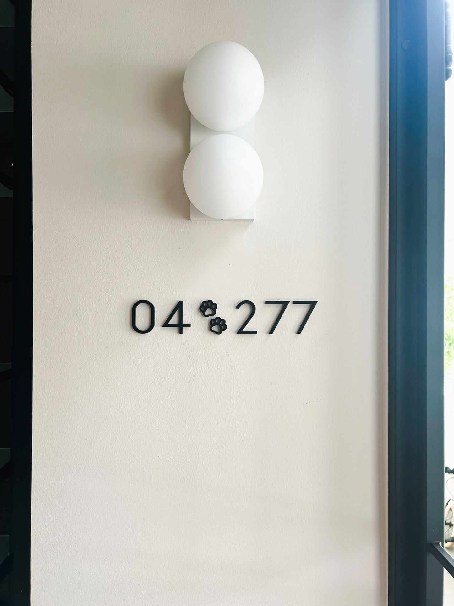 WADE Unit Sign (Paw Print)