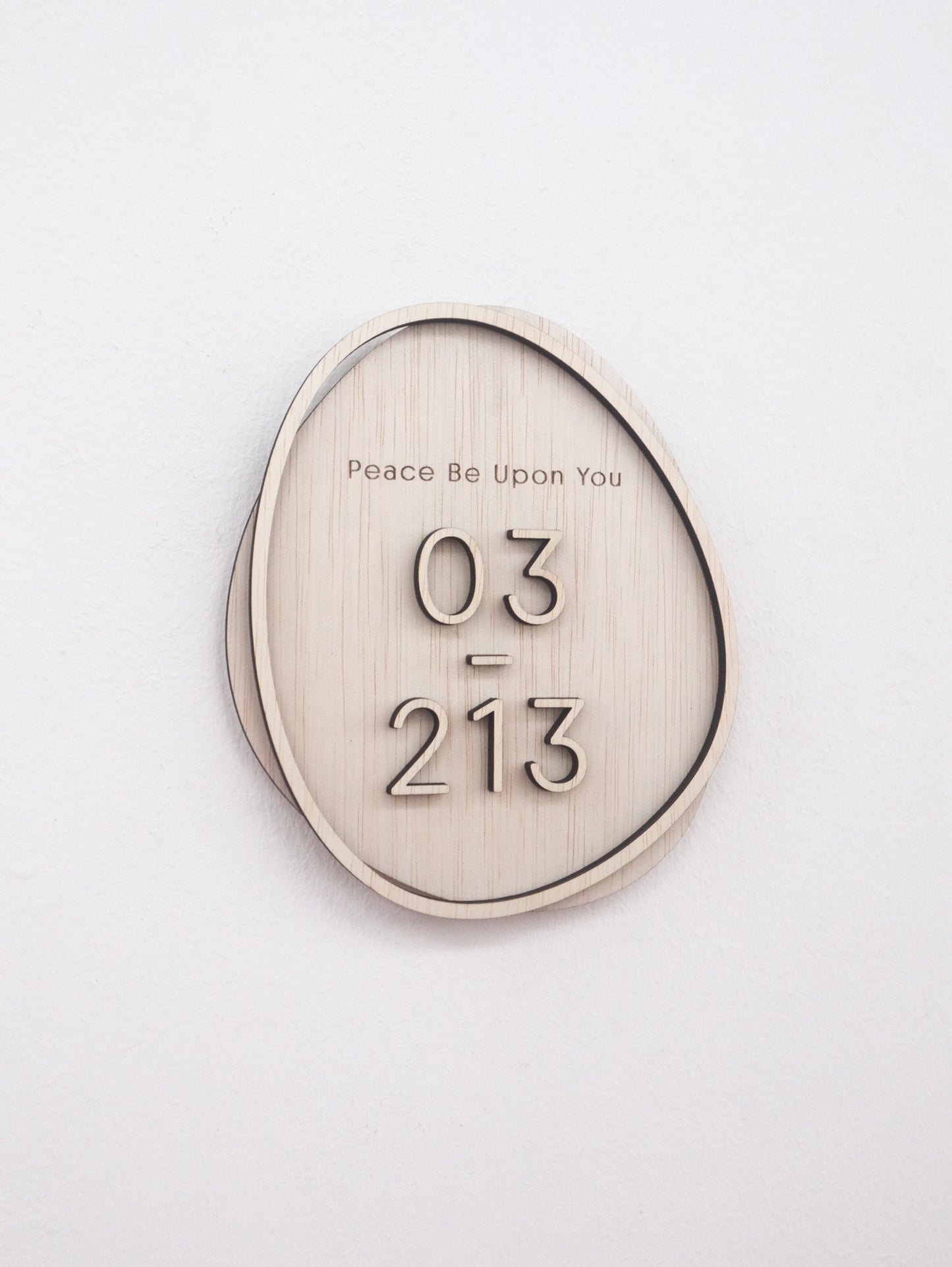 DENALI Customised Unit Sign (with engraved text)