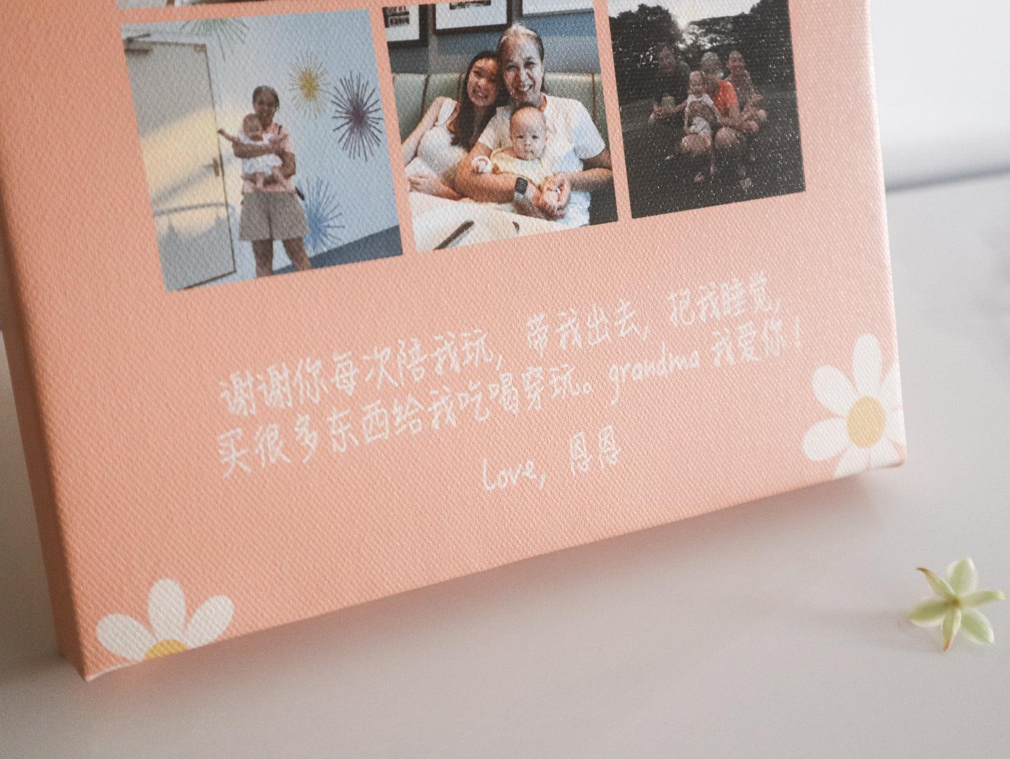 DAISY "All Our Moments" Photo Collage Canvas
