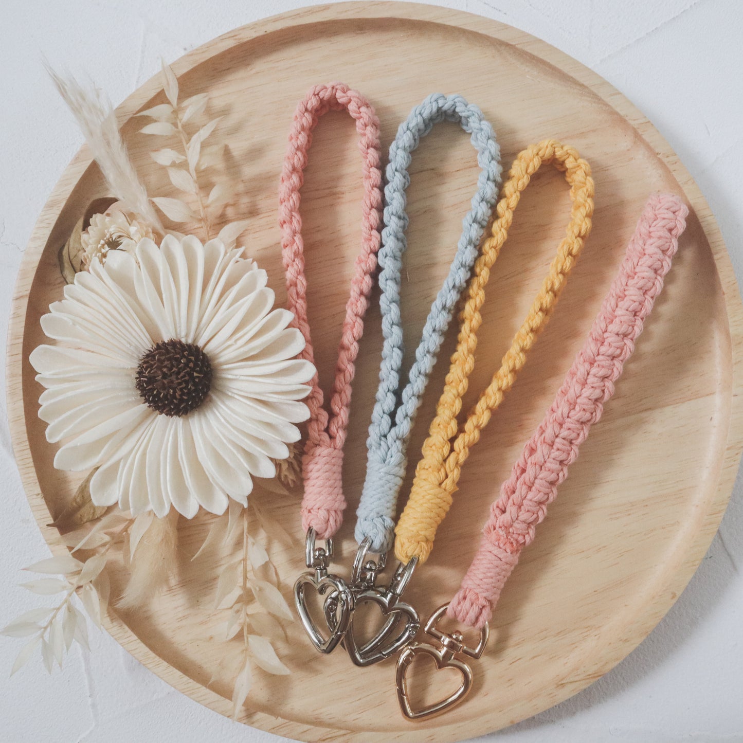 ELIA Macrame Wristlet | Personalised Acrylic Tag