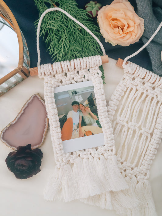SOPHIE Instax Macrame Hanging Photo Frame