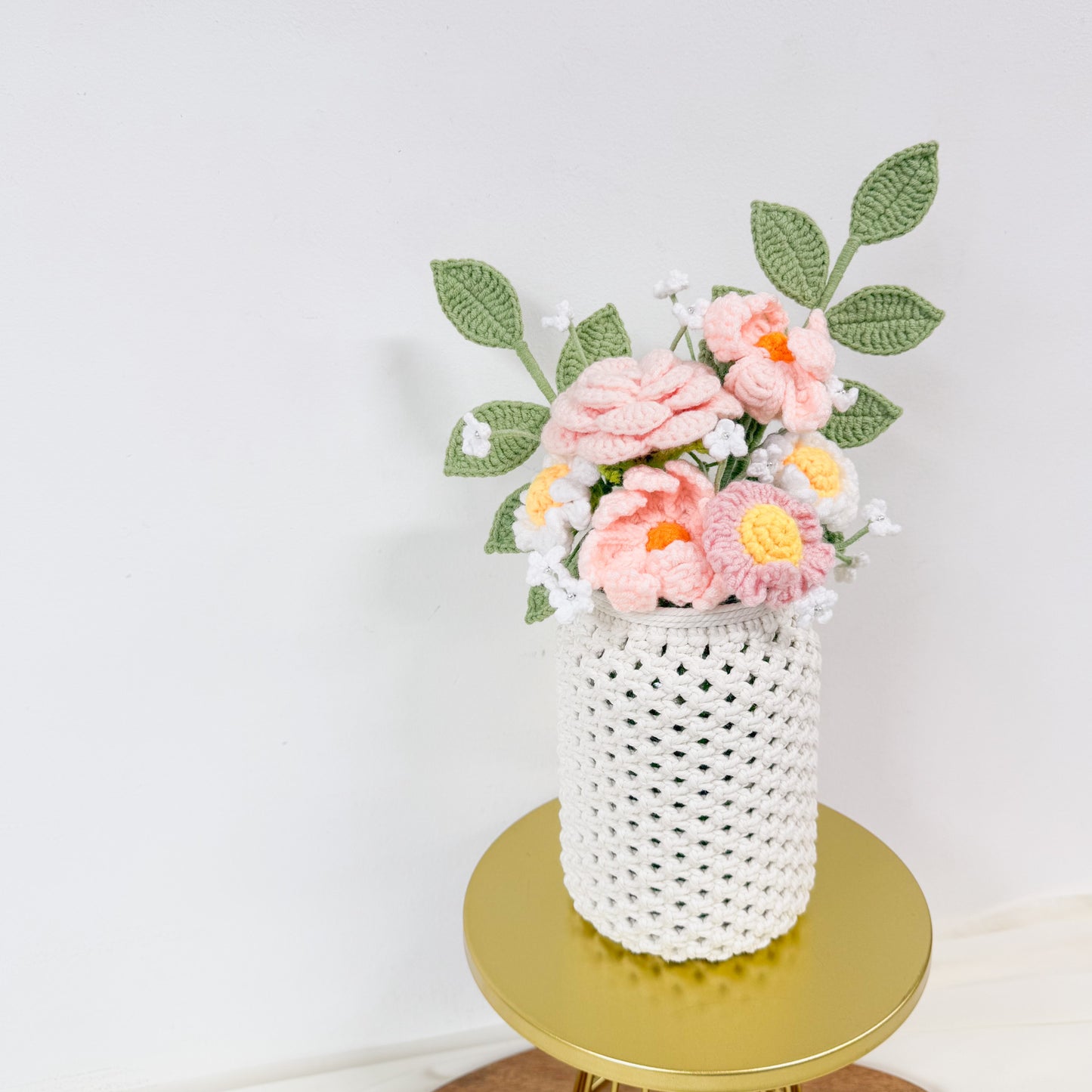 ELIA Macrame Posy Jar