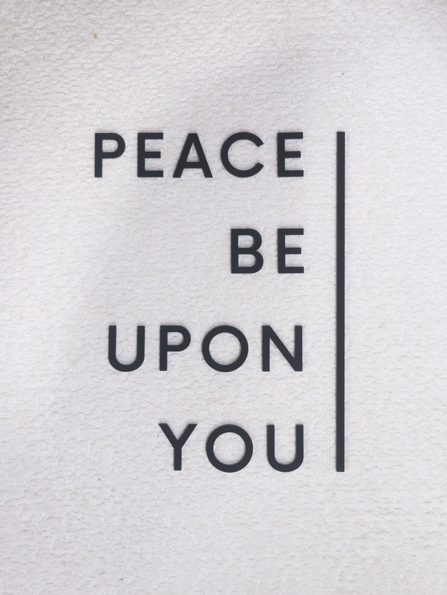 ARIA "Peace Be Upon You" Blessings Home Signage