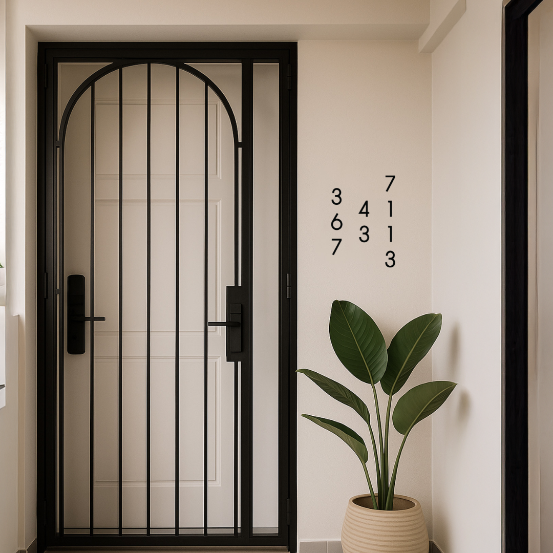 ORDRE Customised Unit Number Sign