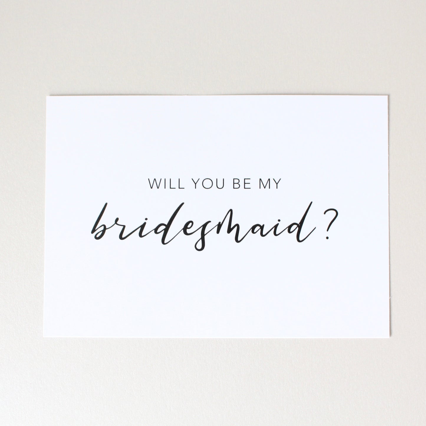 Will You Be My Bridesmaid? Card