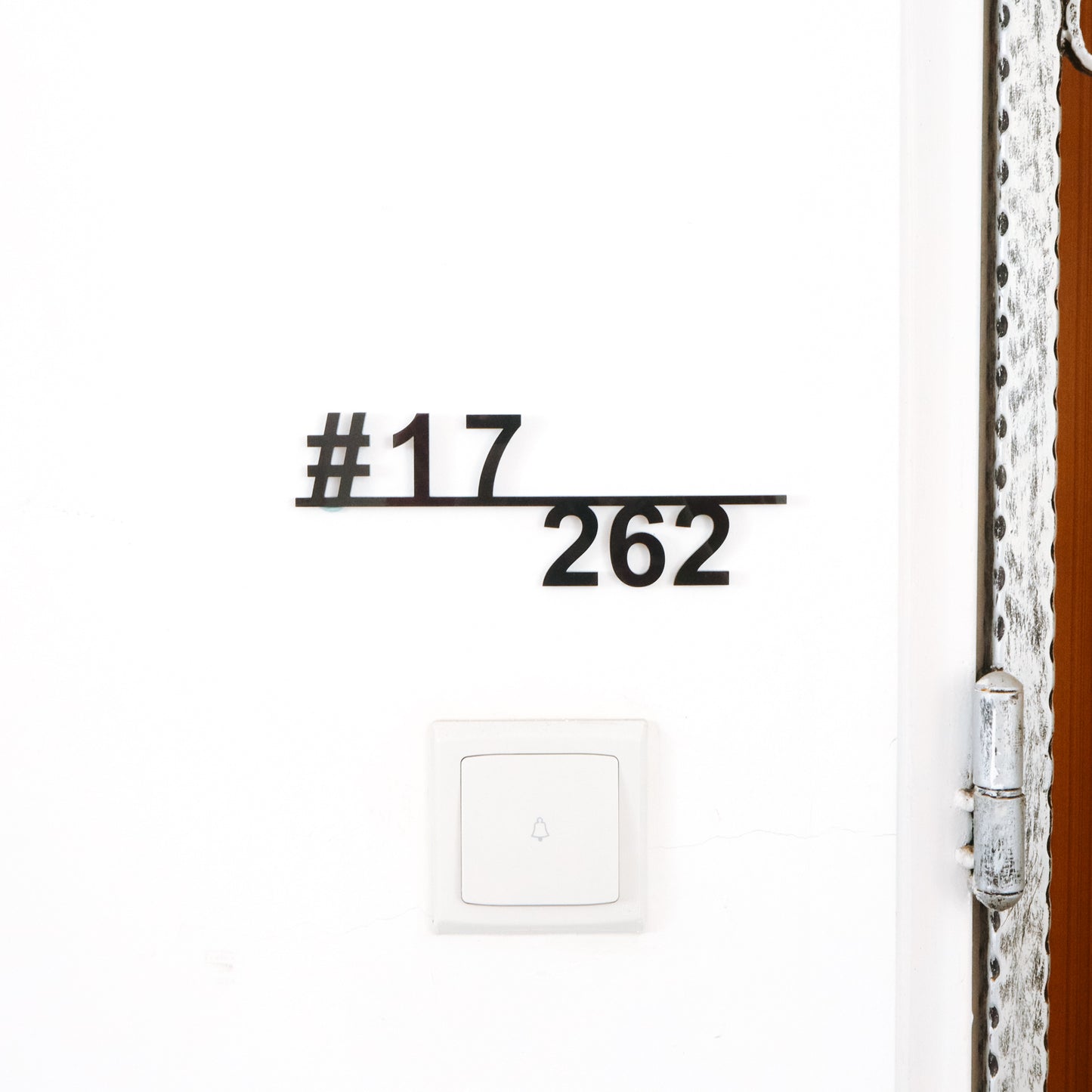Customised unit number signage for BTO HDB Condo Singapore