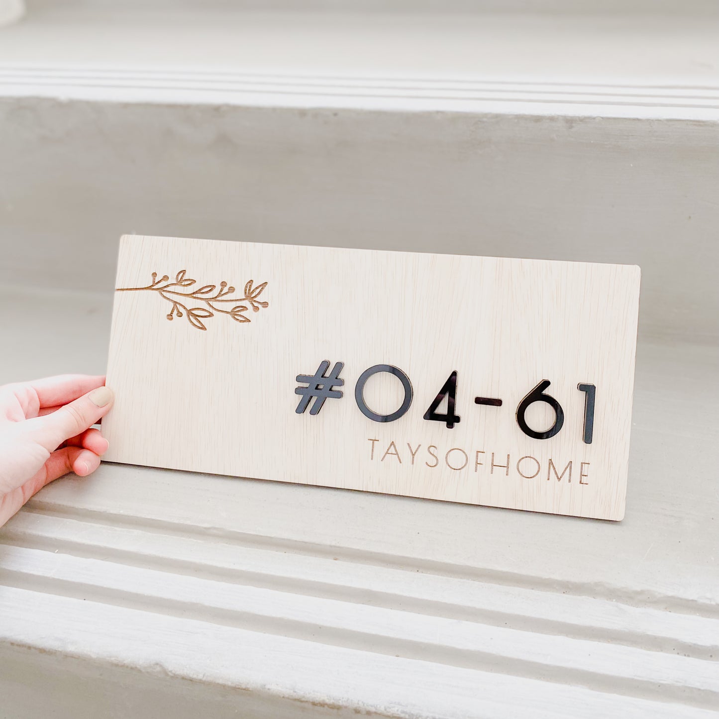 RESORT Unit Number Sign (Rectangle)
