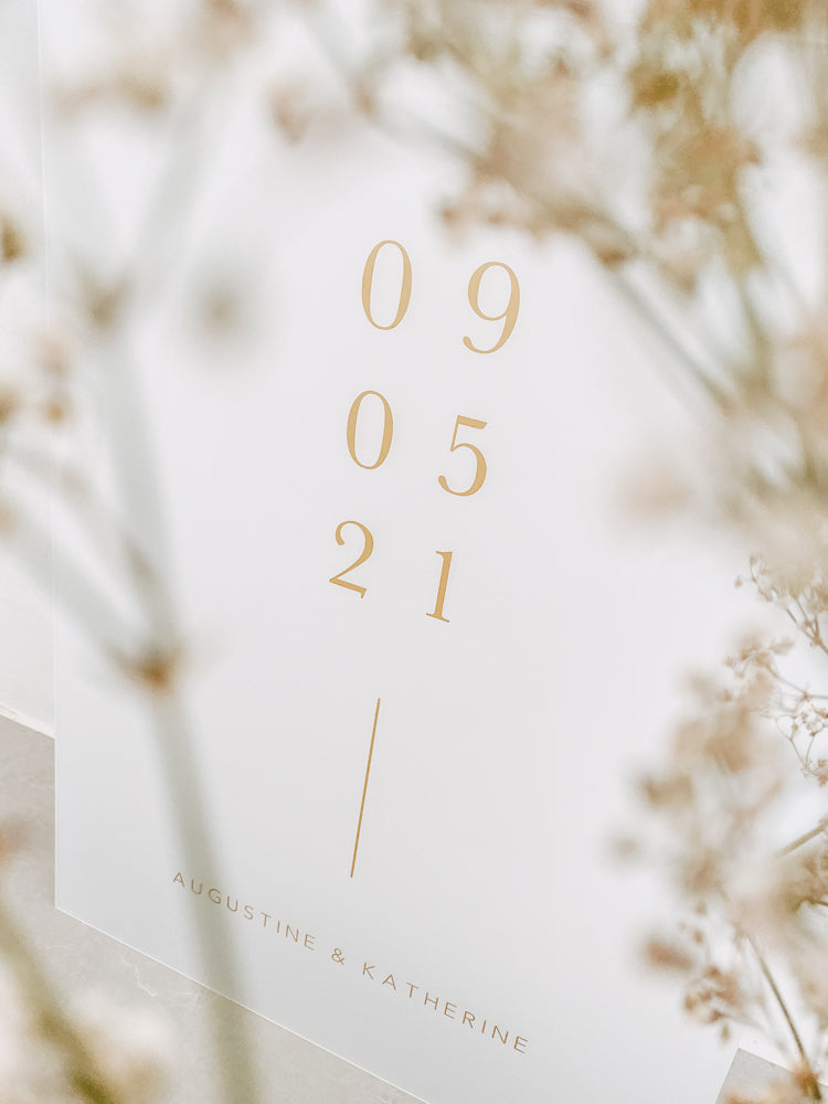 OWEN Wedding Date Welcome Sign (Semi-Custom)