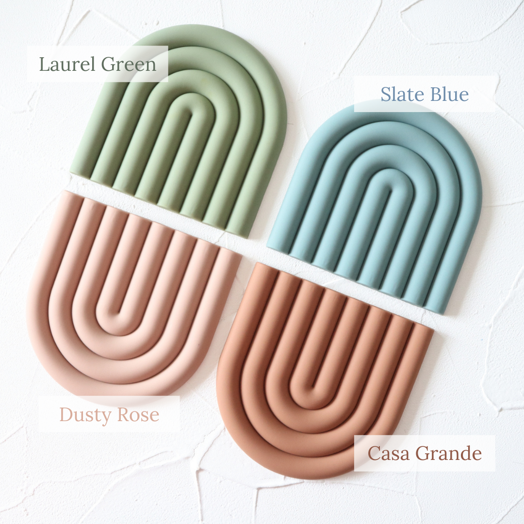 Silicone Rainbow Kitchen Mat