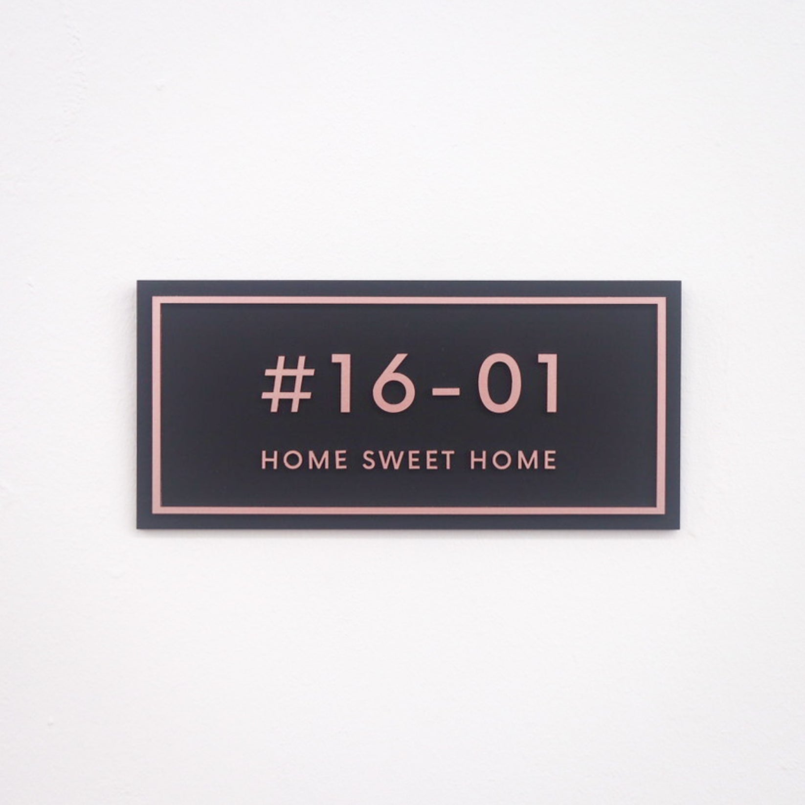 Customised Unit Number Signage | Home Decor Gifts | The Jomu Co Singapore