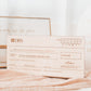 Engraved Mock Cheque for Hantaran