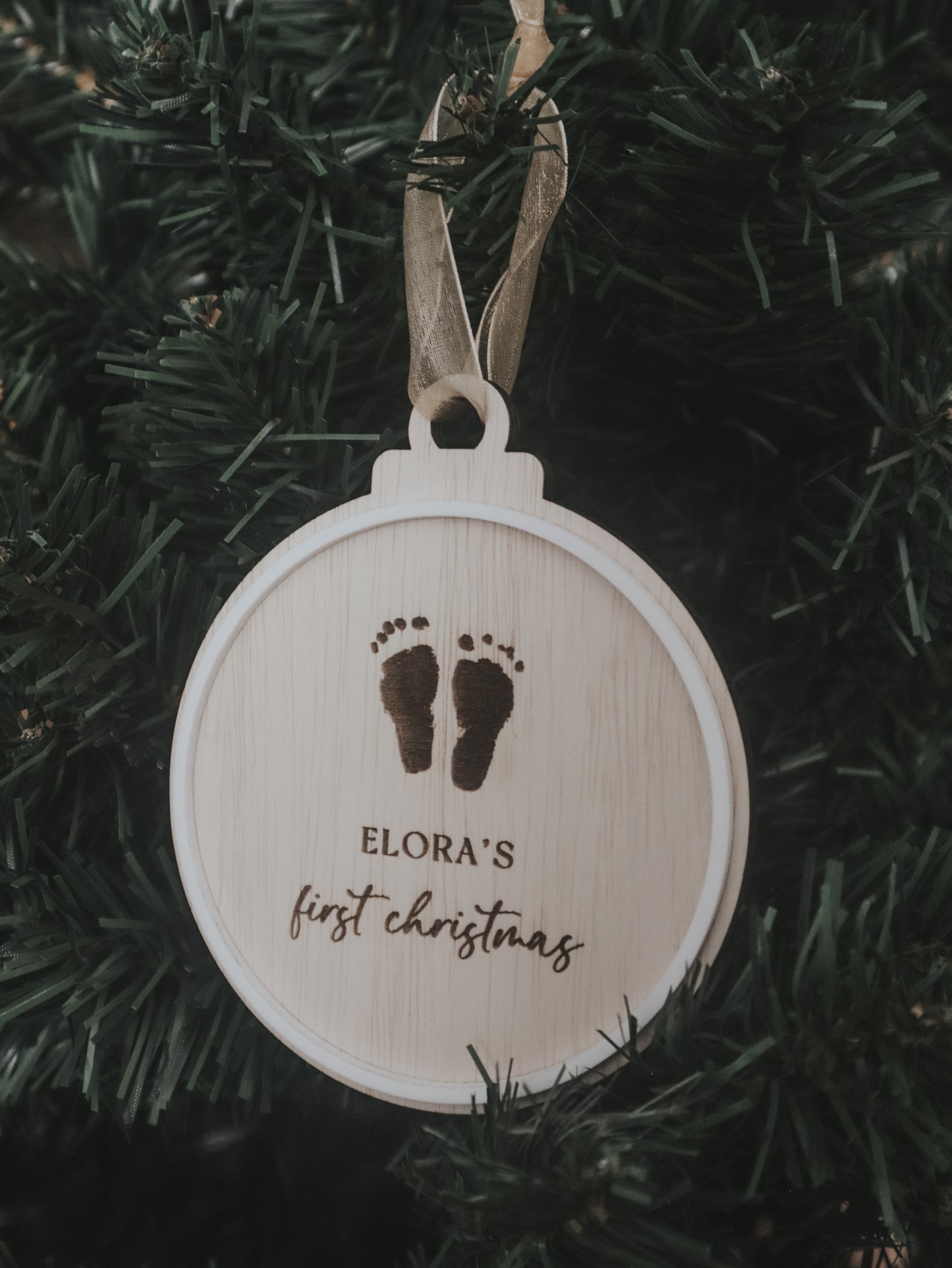 SOLEIA Baby’s First Christmas Ornament