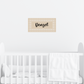 Baby/Kids Rattan Chic Name Signage
