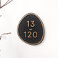 Customised Pebble Unit Sign for BTO HDB Condo homes 