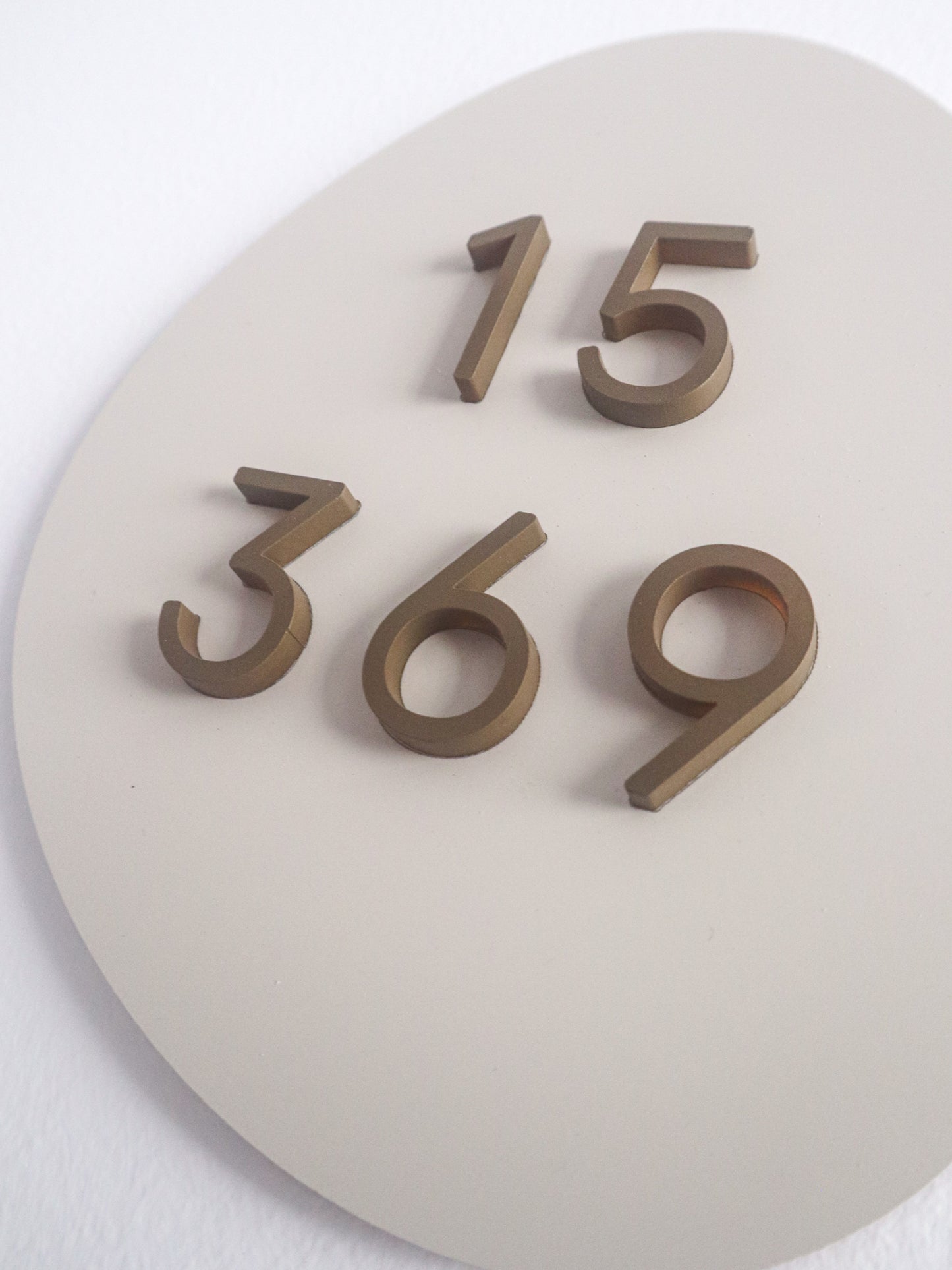 LATTE Customised Unit Number Sign