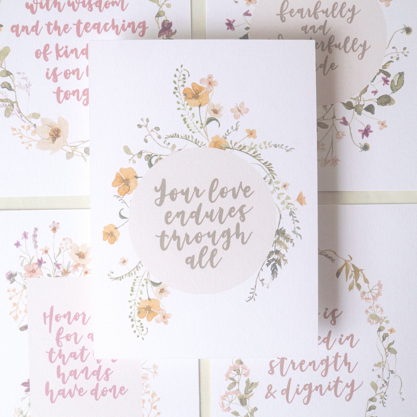 Wildflower Blessing Cards for Her (Mother's Day)