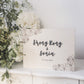BOTANICAL Personalised Wedding Guestbook - A4