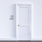 Customised unit sign for metal gate BTO HDB Singapore