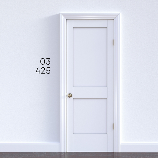 Customised unit sign for metal gate BTO HDB Singapore
