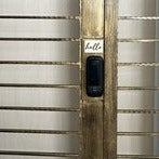 Mini Metal Gate Sign