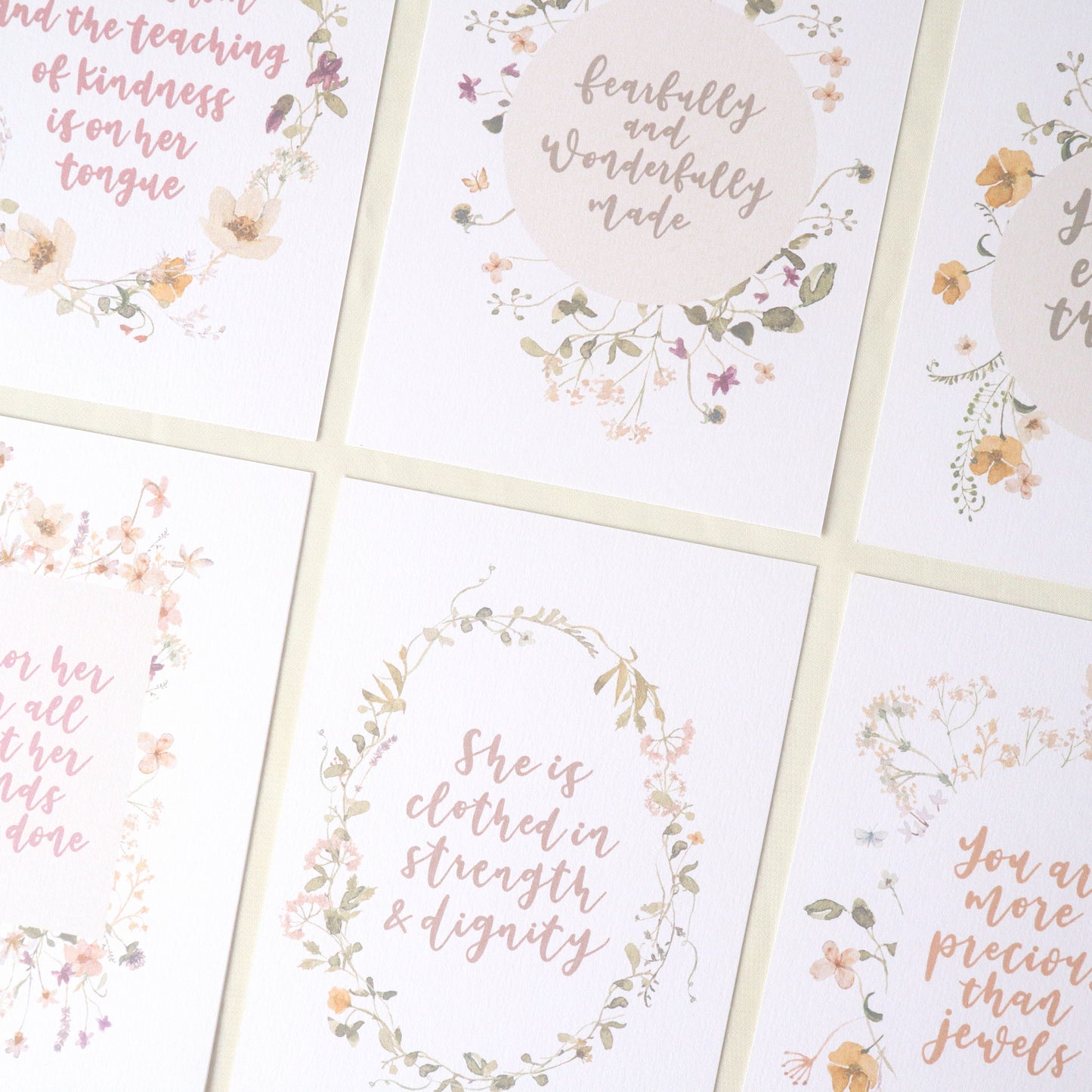 Wildflower Blessing Cards for Her (Mother's Day)