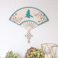 ABUNDANCE Oriental Fan Home Blessing Sign