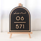CHLOE Unit Number Sign (with 3D small text)