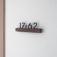 TAVERN Beam + Christian Cross Unit Number Sign