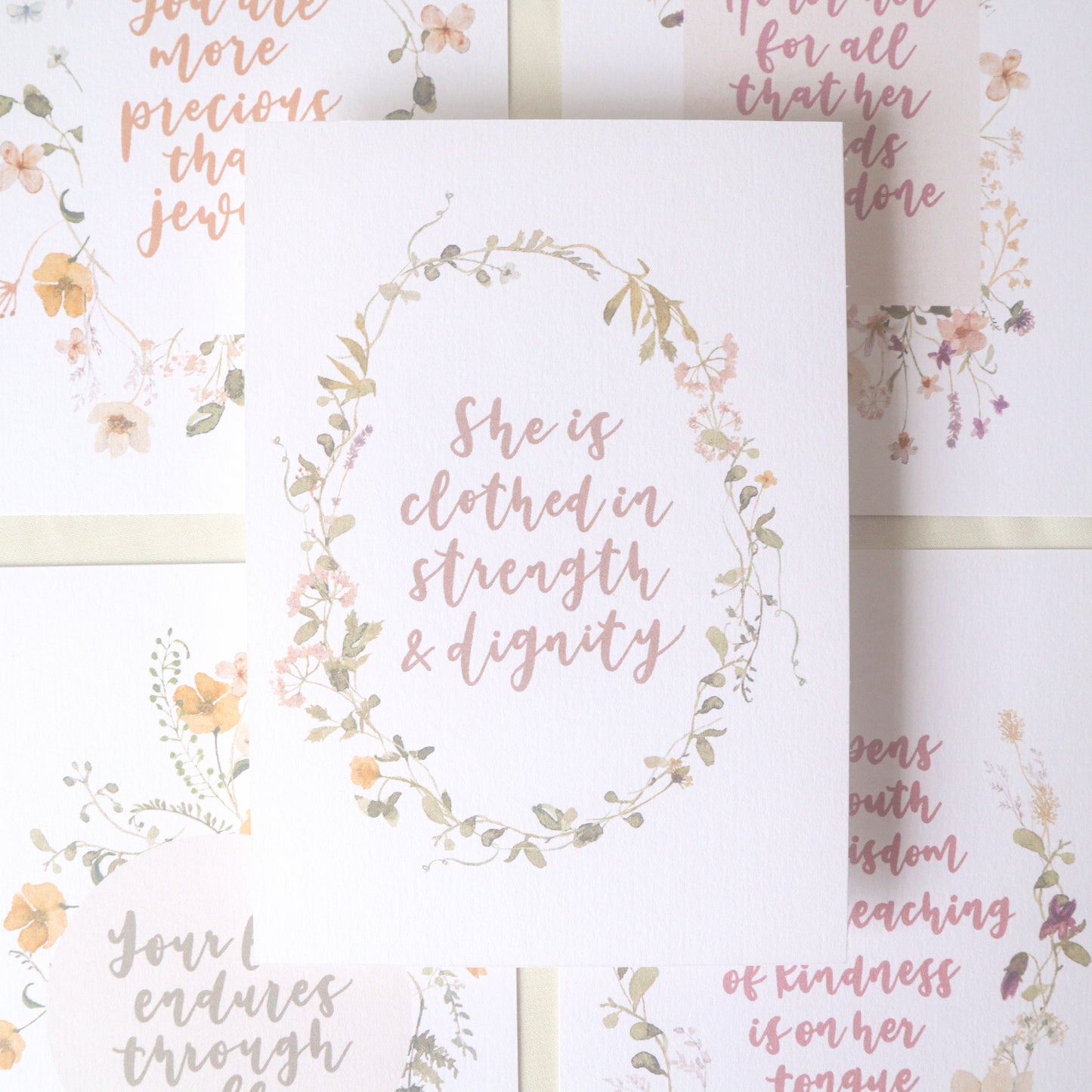 Wildflower Blessing Cards for Her (Mother's Day)