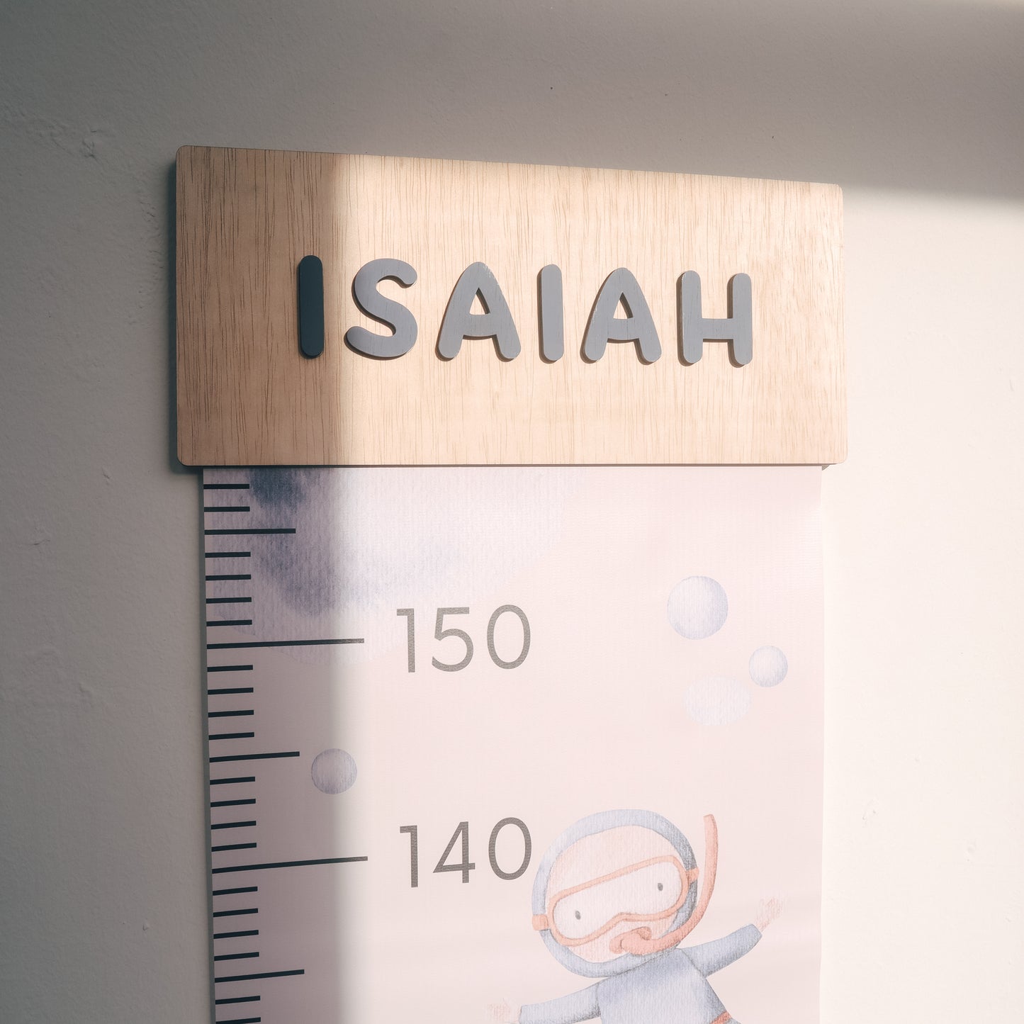 UNDER THE SEA Kids Personalised Height Chart