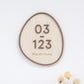 PEBBLE Unit Sign (with engraved small text)