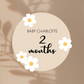 DAISY Baby Milestone Cards (2 shapes)