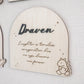 LITTLE LIGHT Baby Name Sign | 3D Acrylic Name
