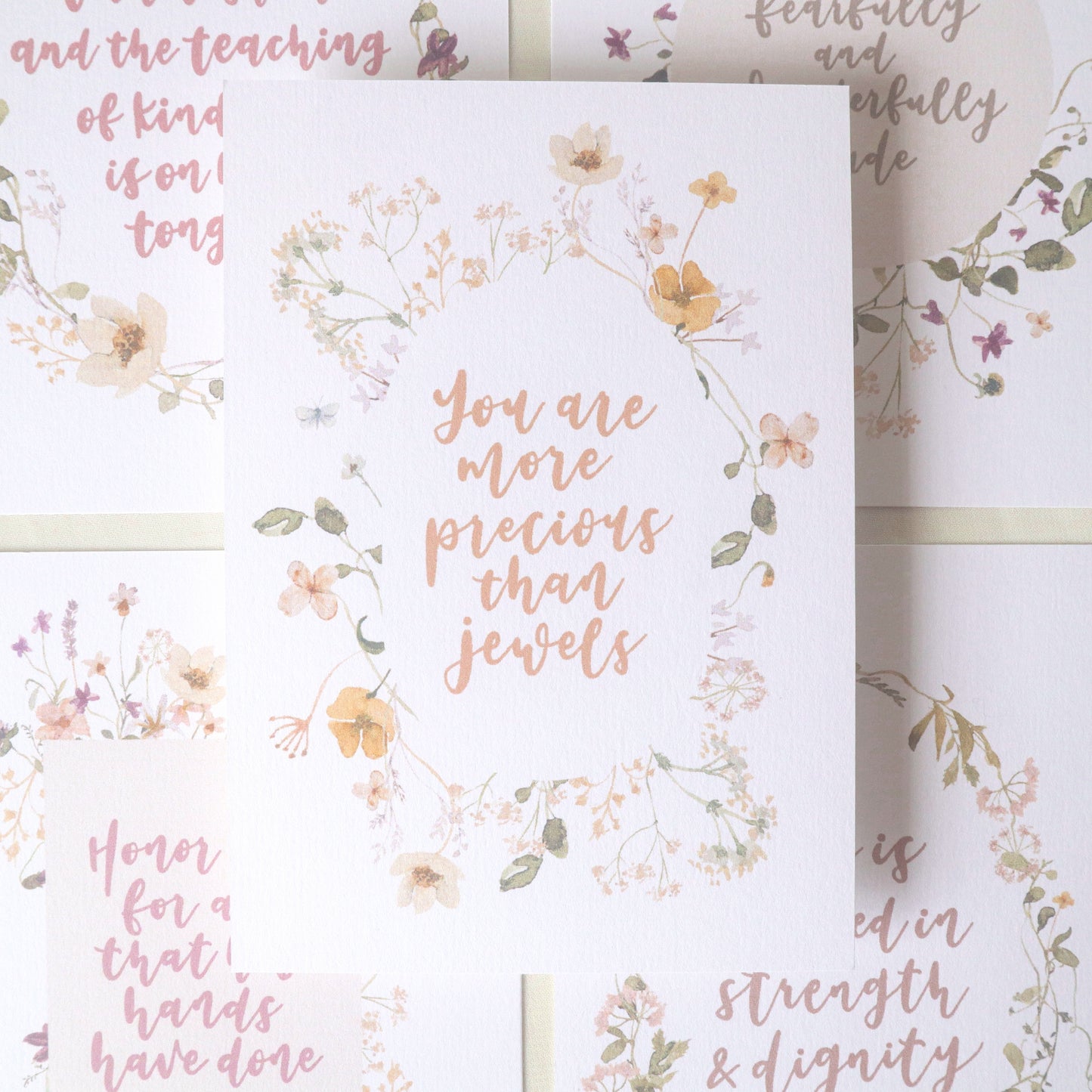 Wildflower Blessing Cards for Her (Mother's Day)