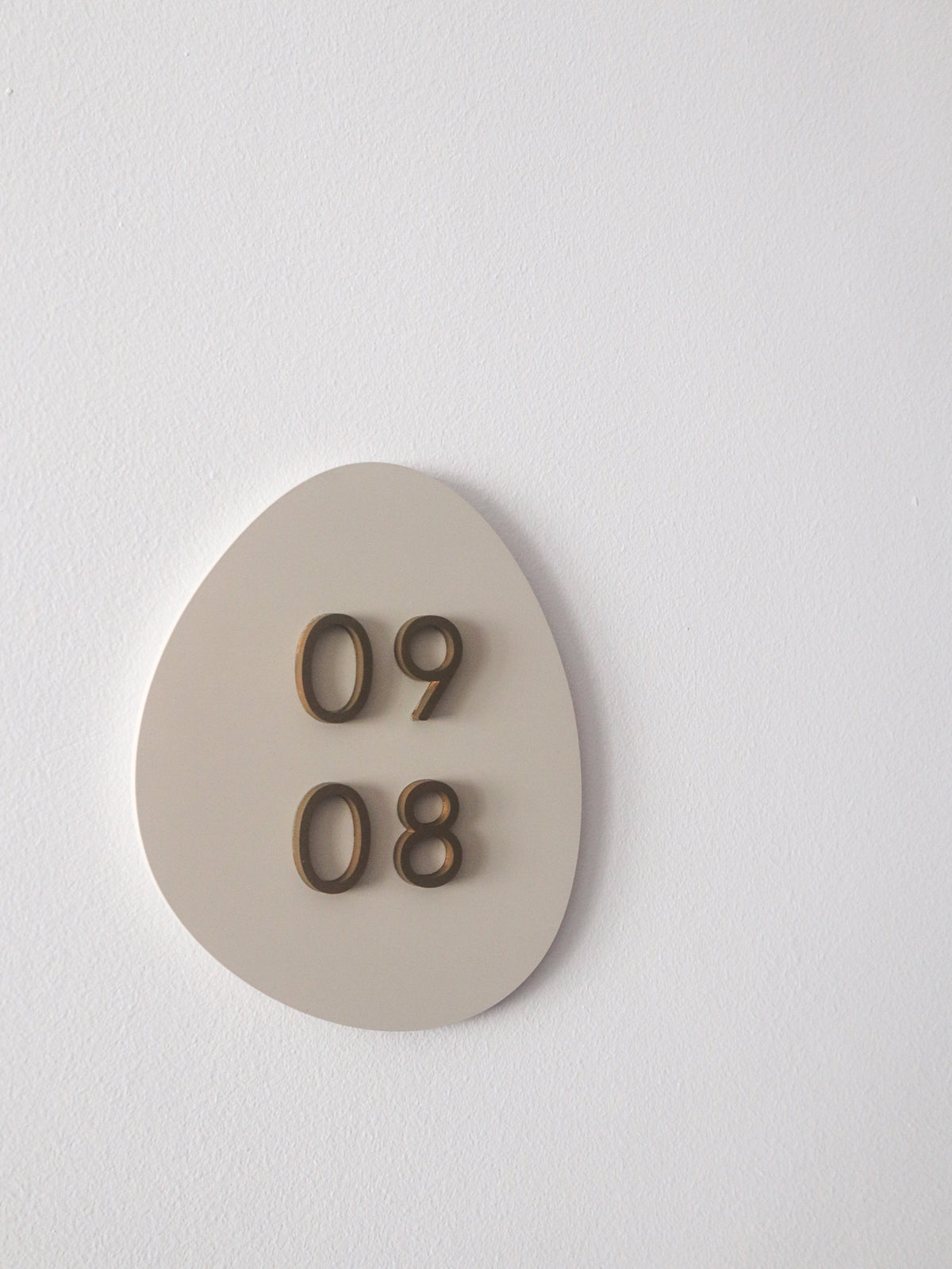 LATTE Customised Unit Number Sign