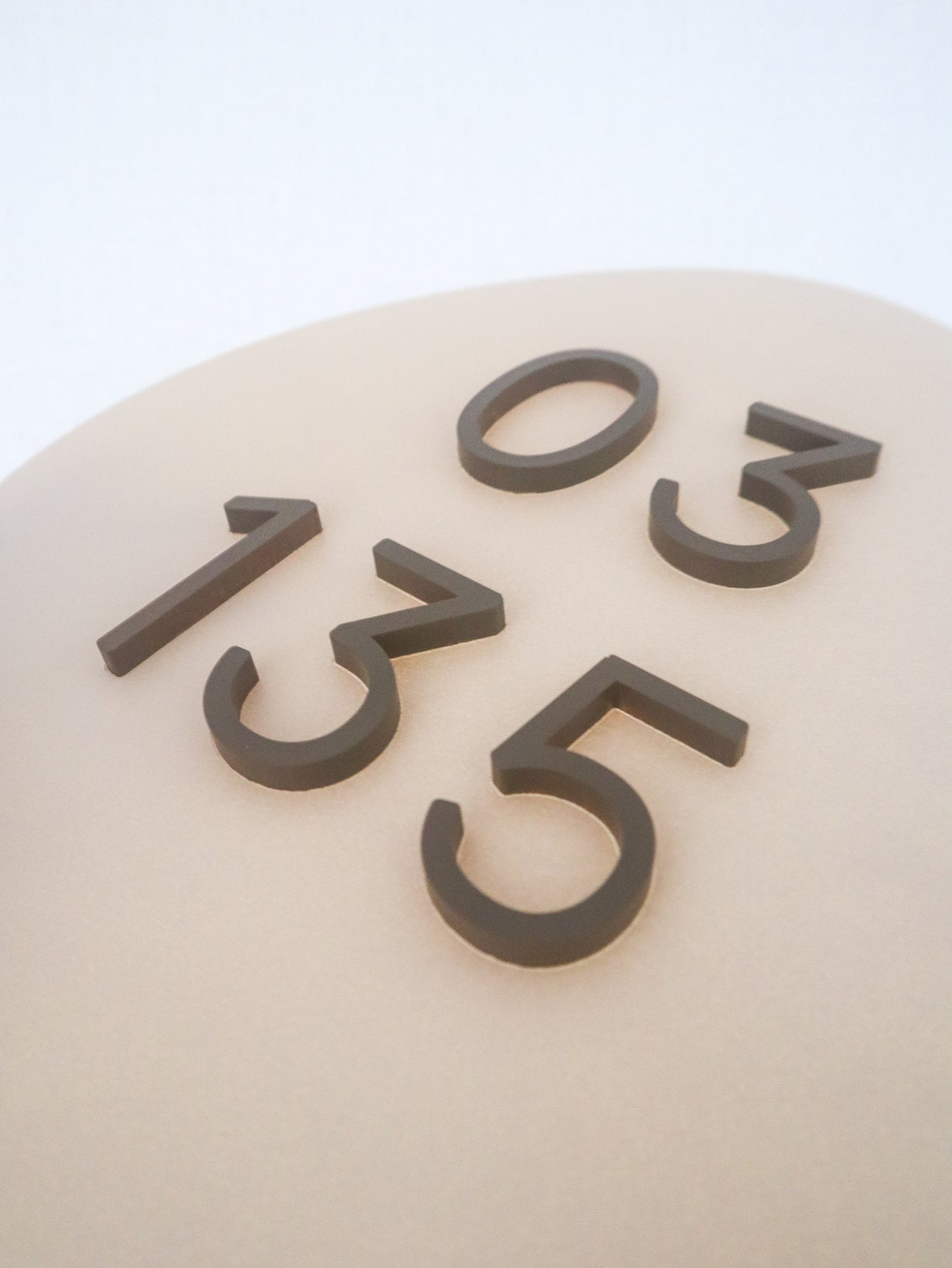 LATTE Customised Unit Number Sign